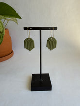 Load image into Gallery viewer, Olive Grove Arch Hoops