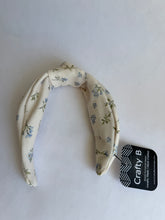 Load image into Gallery viewer, Ivory Floral Knot Headband