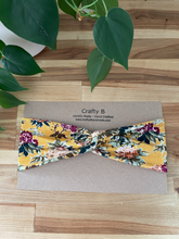 Load image into Gallery viewer, Mustard Floral Headband