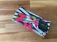 Load image into Gallery viewer, Black Stripe Headband