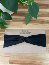 Load image into Gallery viewer, Classic Black Headband