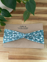 Load image into Gallery viewer, Teal Flower Headband