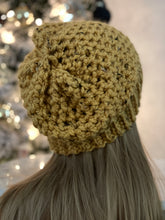 Load image into Gallery viewer, Mustard Ribbed Slouch Hat