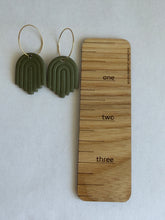 Load image into Gallery viewer, Olive Grove Arch Hoops
