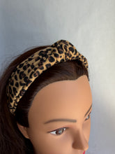 Load image into Gallery viewer, Classic Leopard Knot Headband
