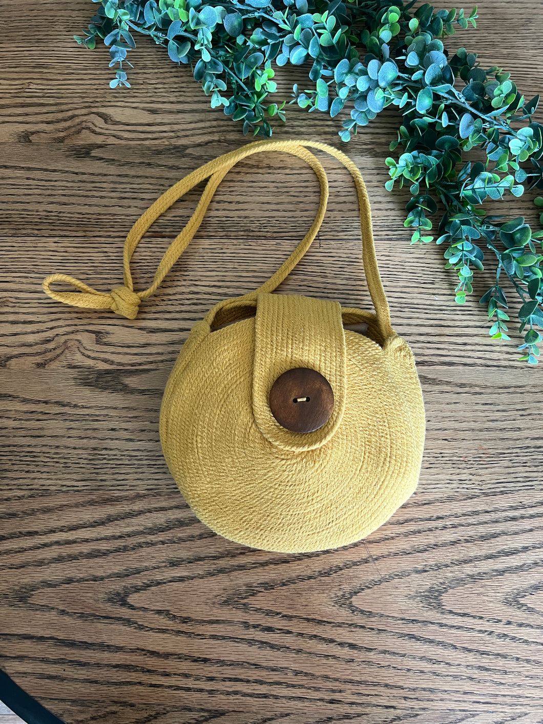 Mustard Rope Purse