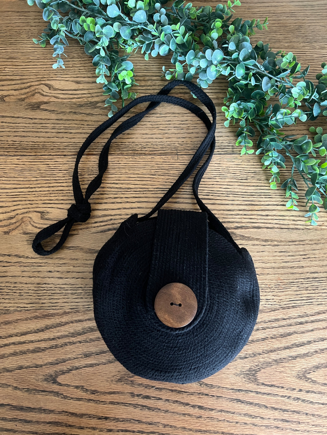 Black Rope Purse