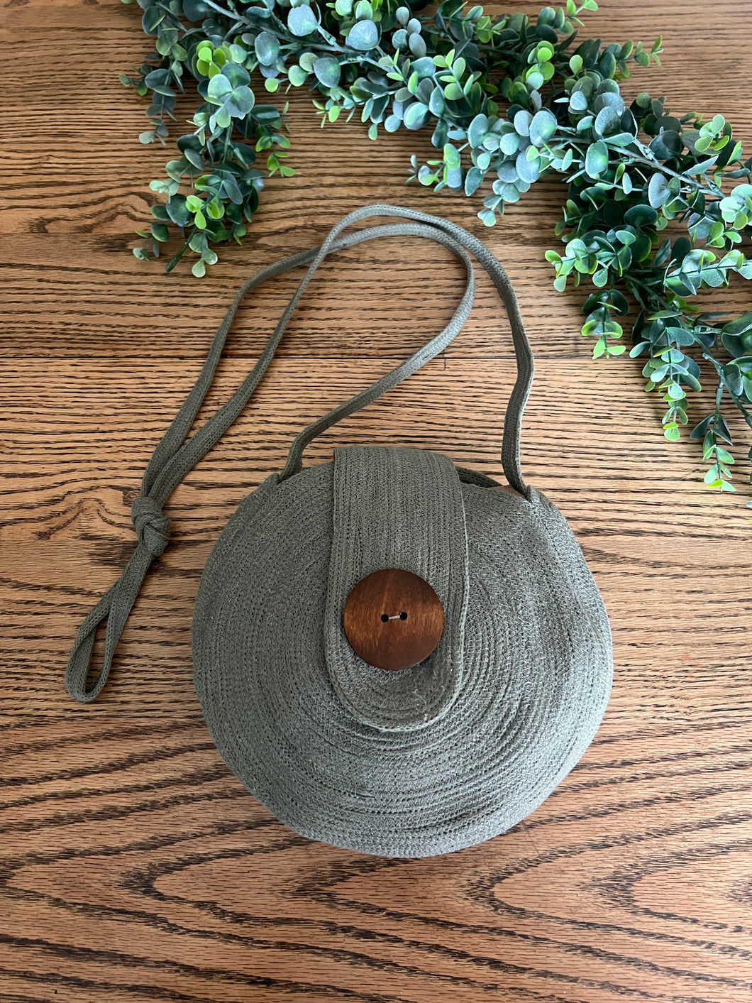 Sage Green Rope Purse