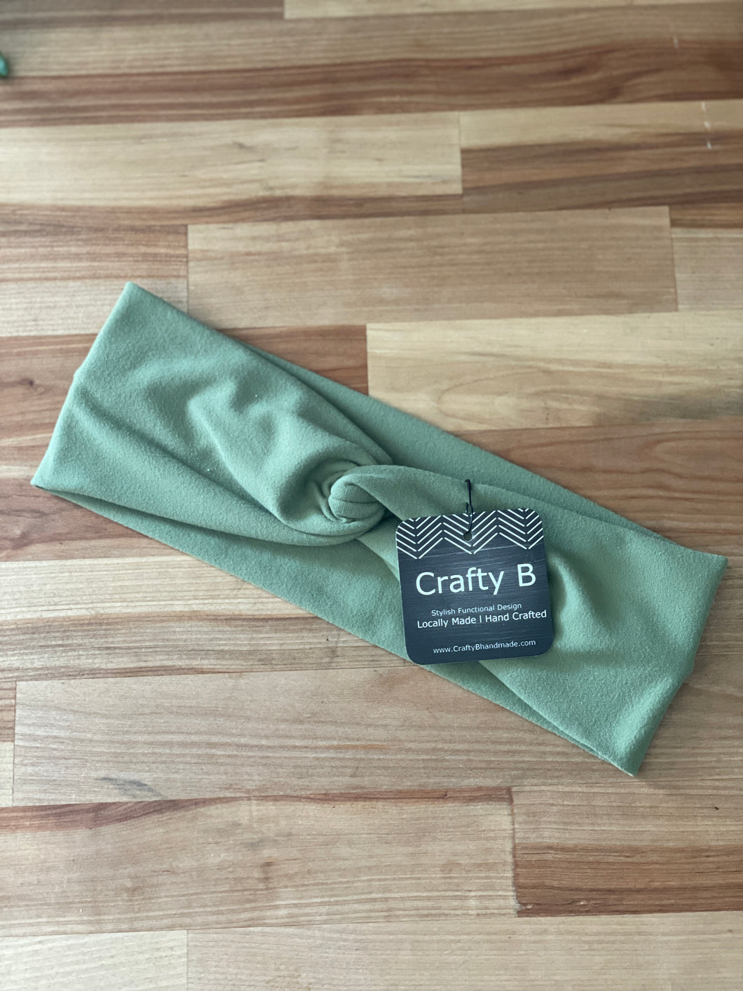 Sage Green Twist Headband